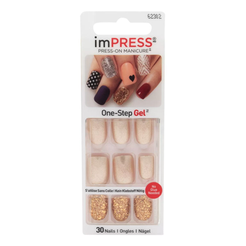 imPRESS One-Step Gel Press-On Manicure 30 Nails