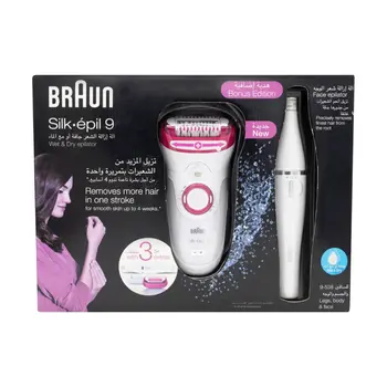 براون ماكينة إزالة شعر مع 3 إكسترا 1قطعة