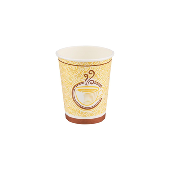 JIN 9oz Paper Cups for Hot Drinks 50-Pack