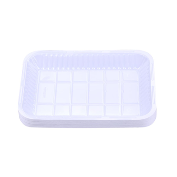 White Rectangular Plate Single Piece