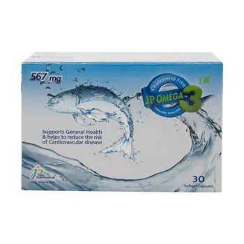 JP Omega3 Cholesterol-Free Capsules 30 Count