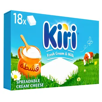 Kiri Spreadable Cream Cheese 18Pieces