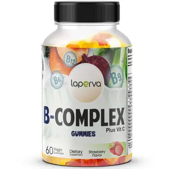 Laperva Vitamin B Complex Gummies Strawberry 60pieces