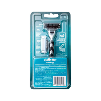 جيليت ماكينة حلاقة ماش3 بشفرتين 1قطعة