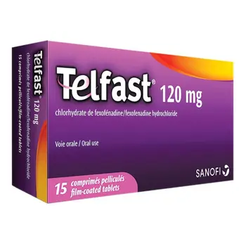 Sanofi Telfast 120mg Tablets 15 Count