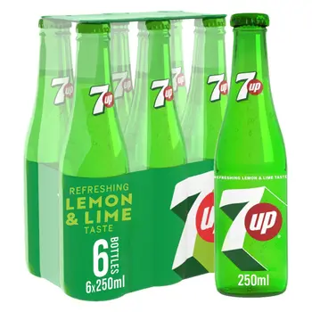 7up Lemon & Lime Soft Drink 6x250ml