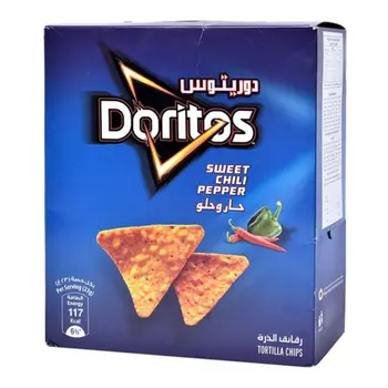 دوريتوس حار وحلو 12×25جرام