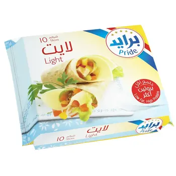 Pride Light Low-Fat Cheese Slices 10x200g