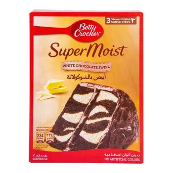 بيتي كروكر خليط كيك ابيض بالشوكولاتة 500جرام