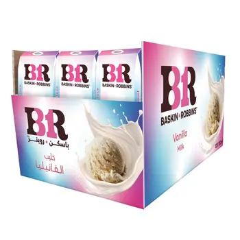 Baskin Robbins Vanilla Flavored Milk 12x180ml