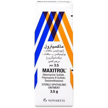 Novartis Maxitrol Eye Ointment 3.5g