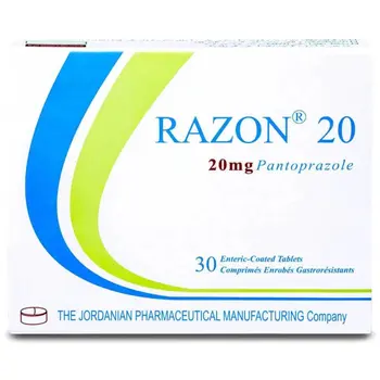 Razon Pantoprazole 20mg Enteric-Coated Tablets 30 Count