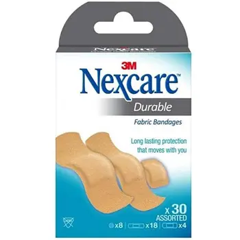 3M Nexcare Fabric Bandages 30 Pieces