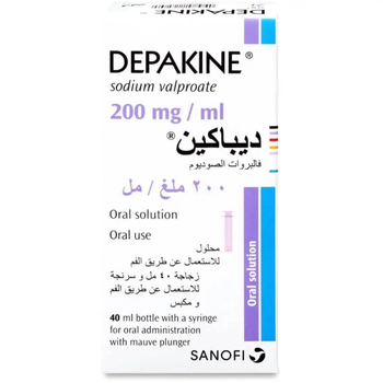 Sanofi Sodium Valproate Oral Solution, 200 mg/ml 40ml