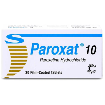 Paroxetine Hydrochloride Tablets 10mg 30 Count