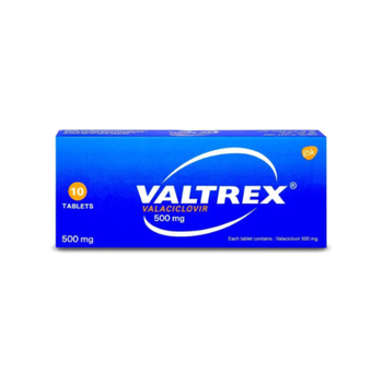 Valtrex Valaciclovir Tablets 500mg 10x10 Pack
