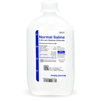 Normal Saline Sodium Chloride 0.9% 500ml