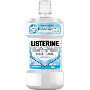Listerine Advanced White Spearmint Mouthwash 500ml