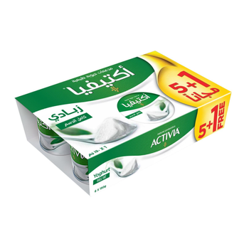 Activia Yogurt Full Fat 6×150g