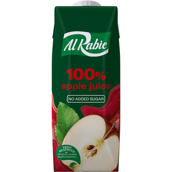 Al Rabie Apple Juice No Added Sugar 250ml