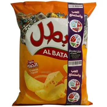 البطل رقائق بطاطس بنكهة الجبنة 23جرام