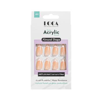 Loca One Minute Manicure Almond Nails 10 Pieces