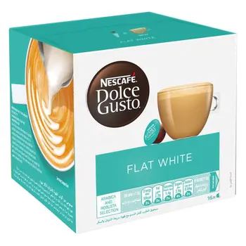 Nescafe Dolce Gusto Flat White Capsules 16 Pack