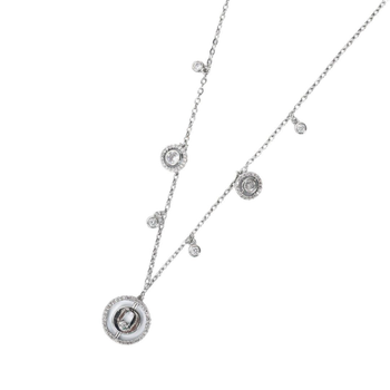 Emerd Silver Necklace