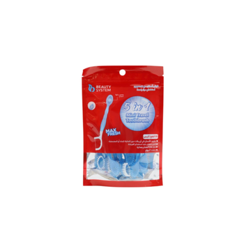 بيوتي سيستم فرشاة ومعجون مع خيط تنظيف الاسنان 10قطع