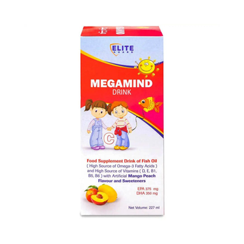 Elite Guard Peach&Mango Megamind Syp 227ml