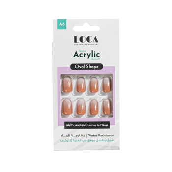 Loca Ombre Acrylic Oval Water-Resistant