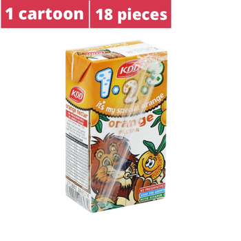 KDD Orange-White Grape Juice 18x125ml