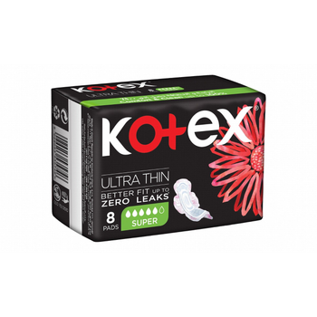 Kotex Ultra Thin Super Size Sanitary Pads 8 Pieces