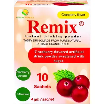 Future Herbals Cranberry Remix Drink 10x4g