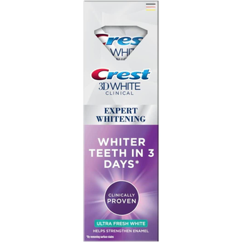 Crest 3D White Clinical Mint Toothpaste 75ml