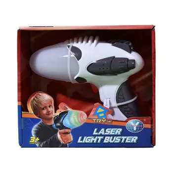 فلاشينج  مسدس موسيقي مع اضاءة جيرو باستر 1قطعة