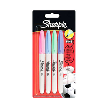 Sharpie PMkr Pastel Permanent Markers 4 Pieces