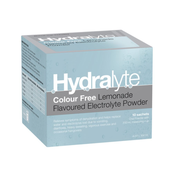 Hydralyte Lemonade Electrolyte Powder Sachets 10Bags