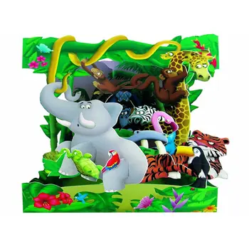 سانتورو حيوانات الغابة 1قطعة