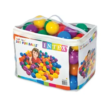 Intex Fun Ballz Multicolor Balls 100 Pieces