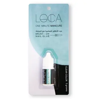 Loca One Minute Manicure Brush-On Nail Glue 3g