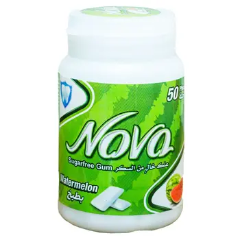 Nova Watermelon Sugar-Free Gum 50 Pieces