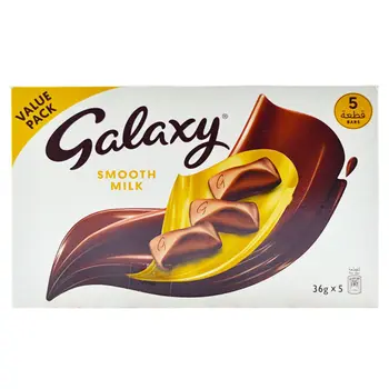 جلاكسي شوكولاتة بالحليب 5×36جرام