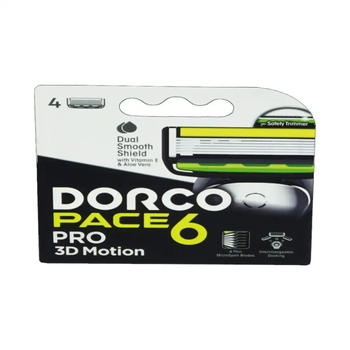 Dorco Pace 6 Pro Razor Blades 6 Pieces
