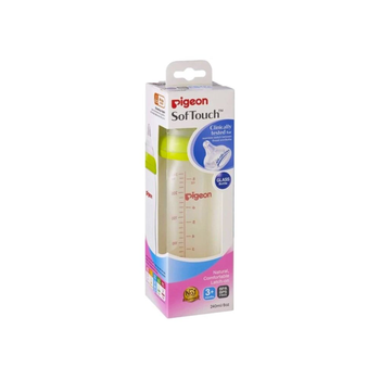 Pigeon SofTouch Glass Feeding Bottle 240ml