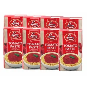 لونا معجون طماطم طبيعي 8×135جرام