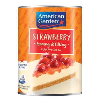 American Garden Strawberry Topping & Filling 595g