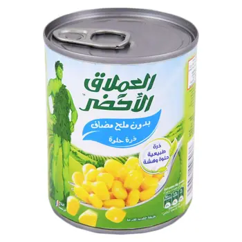 العملاق الأخضر ذرة حلوة بدون ملح 198 جم