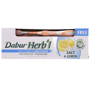 معجون الاسنان دابر العشبي بالملح والليمون 150 جم