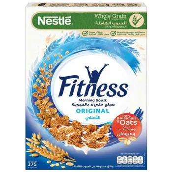 نستلة فتنس رقائق من الحبوب الكاملة 375جرام